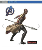 Original FATHEAD Marvel Avengers Endgame Okoye Life Size Wall Decal Sticker Marvel NEW