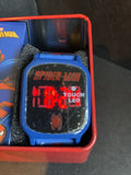 Spiderman Kids Touch Screen LED Watch In Metal Gift Box