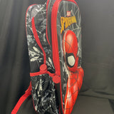 Marvel Spiderman 3D Kids Backpack 2 Zip Compartment W/Side Pockets