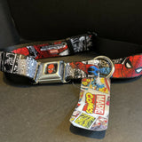 Spiderman Action Escape Impossible Gray 1" Wide fit 15-26" Seatbelt Collar