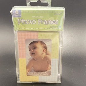 Baby Shower Favor Photo Frame W/Magnet 6ct