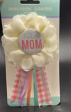 Pastel Color Future Mom Award Ribbon For Baby Showers