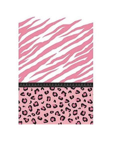 Sweet Safari Girl Jungle Animal Pink Baby Shower Party Decoration Tablecover