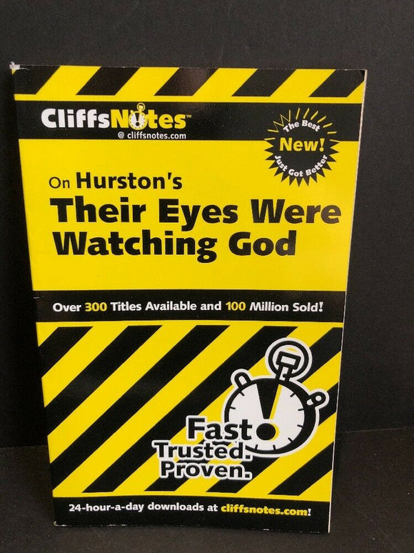 CliffsNotes on Hurston's THEIR EYES WERE WATCHING GOD Brand NEW