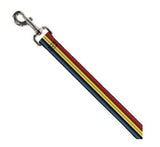 Captain Marvel Stripe Dog Leash 1”wide 4ft Long