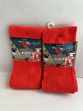 2 Pairs Moretz Sports  All Sport Medium Sport Socks Orange NEW