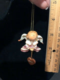 Pink Katie Prayer Angel Orn by the Encore Group made by Russ Berrie NEW