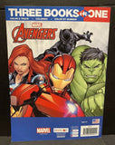Marvel Avengers Three Books In One Coloring Activity Book NEW
