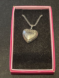 Heart Picture Locket With Love Necklace 16-18" Chain Ashley
