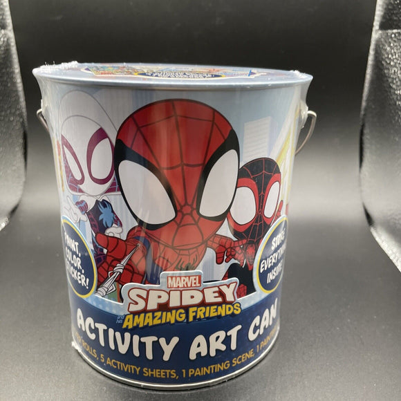 Marvel Spidey & His Amazing Friends Activity Art Can Ages 3+