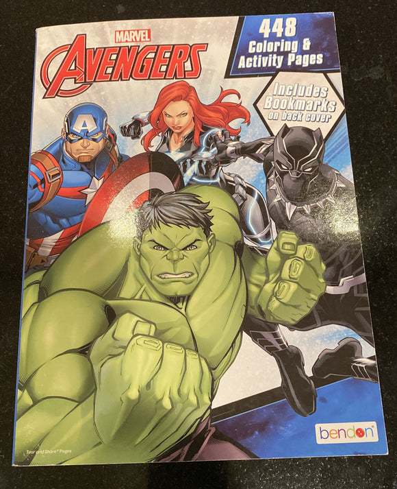 SEASONS GREETINGS MARVEL'S AVENGERS COLORING & ACTIVITY BOOK