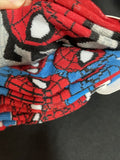 Marvel Spiderman Face Pose With Webbing Kids No Show Socks 10 Pairs Size 6-8