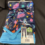 Rick And Morty Neon Sleep Pant Joggers Blue XL Side Pockets & Drawstring