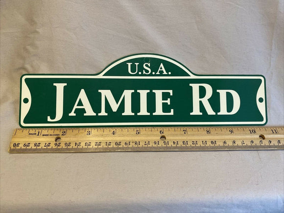 Green Street Room Sign Personalized  ~ USA  Jamie Rd~ Stocking Stuffer ~