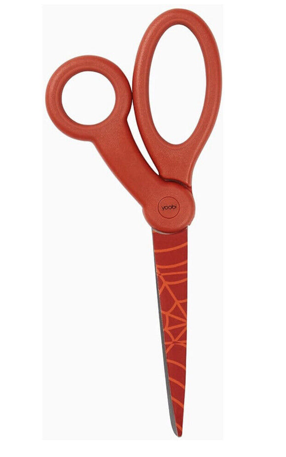 Yoobi  X Marvel Spiderman Web Red Adult Scissors 4” Blade