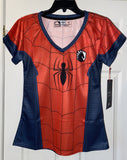 LIQUID X MARVEL SPIDER-MAN JERSEY WOMENS SZ MEDIUM