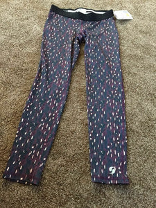 Soffe Girls Dri Leggings Confetti Dash  NWT