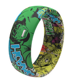 Groove Life HULK CLASSIC COMIC RING Size 10 Silicone NEW