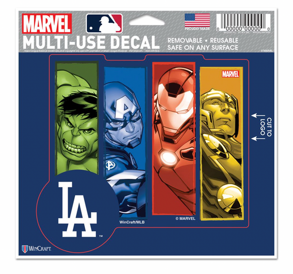 Los Angeles Dodgers MARVEL MULTI-USE DECAL 5