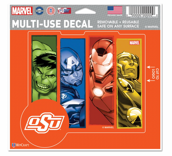 Oklahoma State Cowboys  MARVEL MULTI-USE DECAL 5