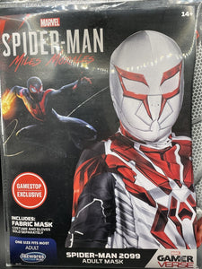 Jazwares Marvel Spider-Man 2099 Adult Mask Accessory Gamestop Exclusive New