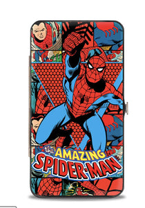 Buckle Down Hinged Wallet Marvel Amazing Spiderman Retro Comic Pose