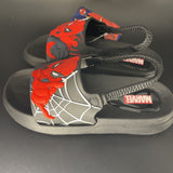 Spiderman Youth Slide Sandal With Stretch Strap Size 5/6 Marvel