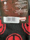 Marvel Dead Pool 2pair Mens Crew Socks Size 6-12