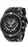 Invicta Men 53mm Marvel Black Panther Black, Silver Dial Chrono Quartz SS Watch