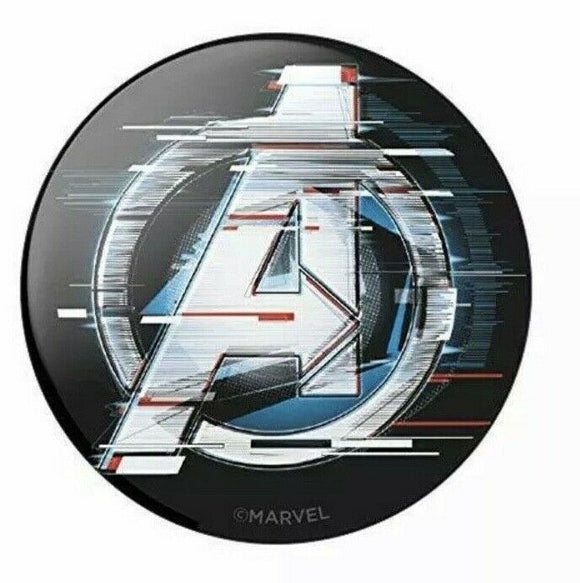 PopSockets: PopGrip w/Swappable Top for Phones &Tablets Shattered Avengers Logo