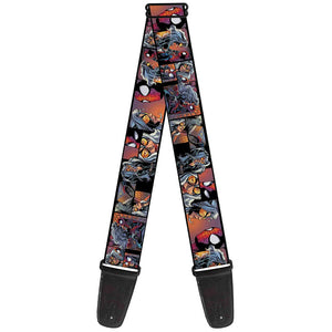 MARVEL UNIVERSE Guitar Strap - Spider-Man & Black Cat Scene: WSPD037