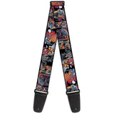 MARVEL UNIVERSE Guitar Strap - Spider-Man & Black Cat Scene: WSPD037