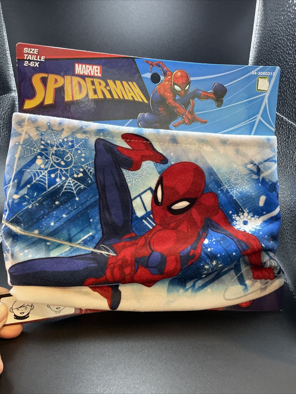 Marvel Spiderman Kids Fleece Neck Warmer Size 2-6x