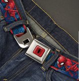 Marvel SPIDER-MAN Logo Seatbelt Belt SPIDER-MAN 3-Action Poses- WSPD065 24"-38"