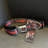 Marvel Deadpool Adjustable Seatbelt Dog Collar 1" wide Fits 15-26"