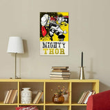 iCanvasART MRV1513 Marvel Comics (Retro): Thor Splash of Color Canvas Only