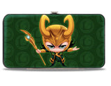 NWT Buckle Down Products Marvel Comics LOKI Thor Pose Hinged Wallet Slim Clutch