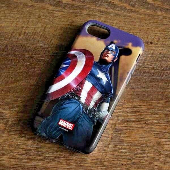 Captain America Saves The Day Iphone 7/8 Skinit ProCase Marvel NEW