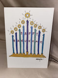 Happy Hanukkah Greeting Card w/Envelope NEW