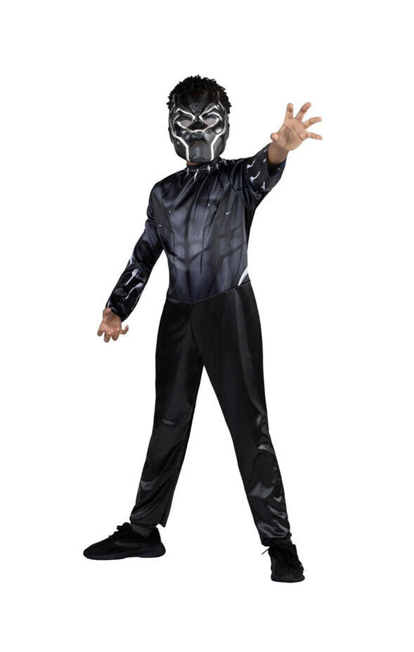 Marvel Black Panther Kids Medium Sz 8-10 Costume W/Mask