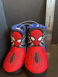 Spiderman Plush Cushion Toddler Boot Slippers Size 9/10