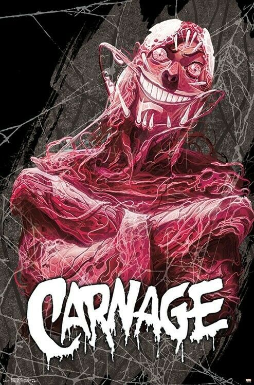 Marvel Comics - Carnage Insane Wall Poster 22.375”x34” Trends International NEW