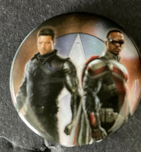 Marvel Falcon Winter Soldier 1.25” Button Pin set of 14