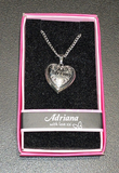 Heart Picture Locket With Love Necklace 16-18" Chain Adriana