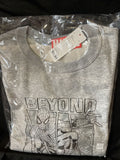 Beyond Amazing Spiderman French Terry Heather Grey Sweatshirt Size Large Marvel