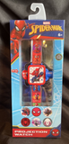 Spiderman LCD Display Kids Projection watch W/ 6 Different Projection Images