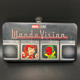 Buckle Down Wandavision Cartoon Scarlet Witch & Vision Marvel Hinged Wallet