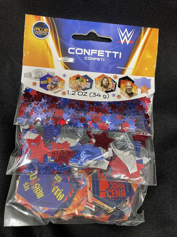 WWE World Wrestling Entertainment Kids Birthday Party Decoration Confetti 3-Pack