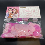 Pink Round Tissue Confetti .8oz