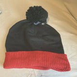 Capelli Mens Black and Red Christmas Antler Beanie Casual Winter Hat One Size